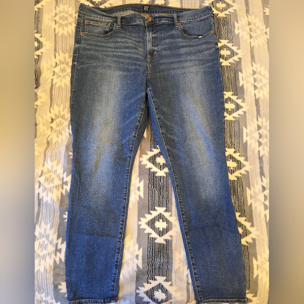 GAP Women's Denim Skinny Jeans - Medium Blue